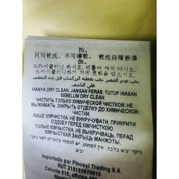 Guess Marciano Butter Yellow Floral Blazer Feminine Women's US‎ SMALL EU 40 - Picture 13 of 16